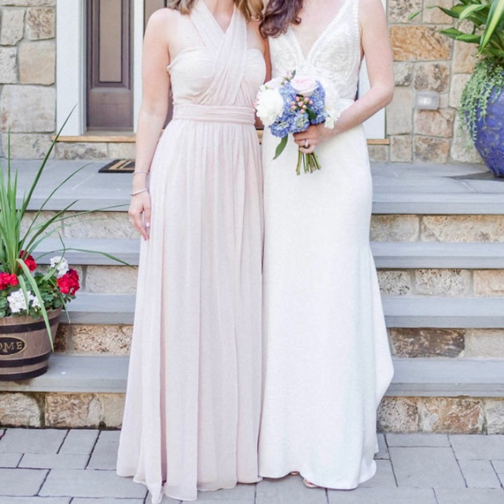 Bridy Grey - Grace Convertible Dress in Pale Blush, Medium